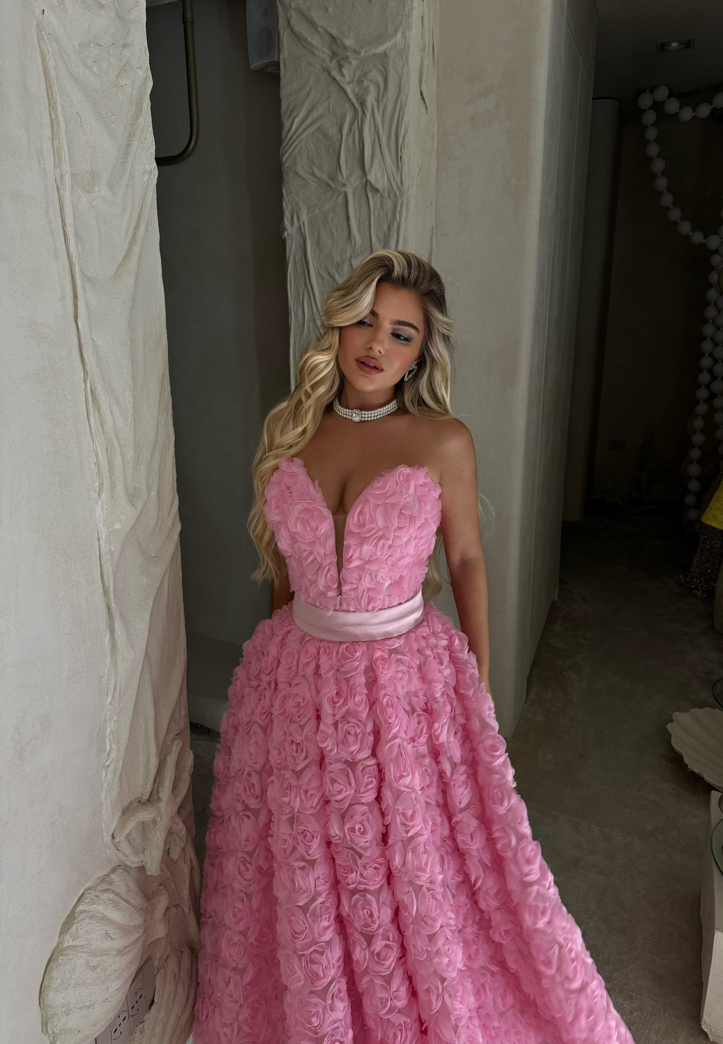 ROSE PETAL GOWN