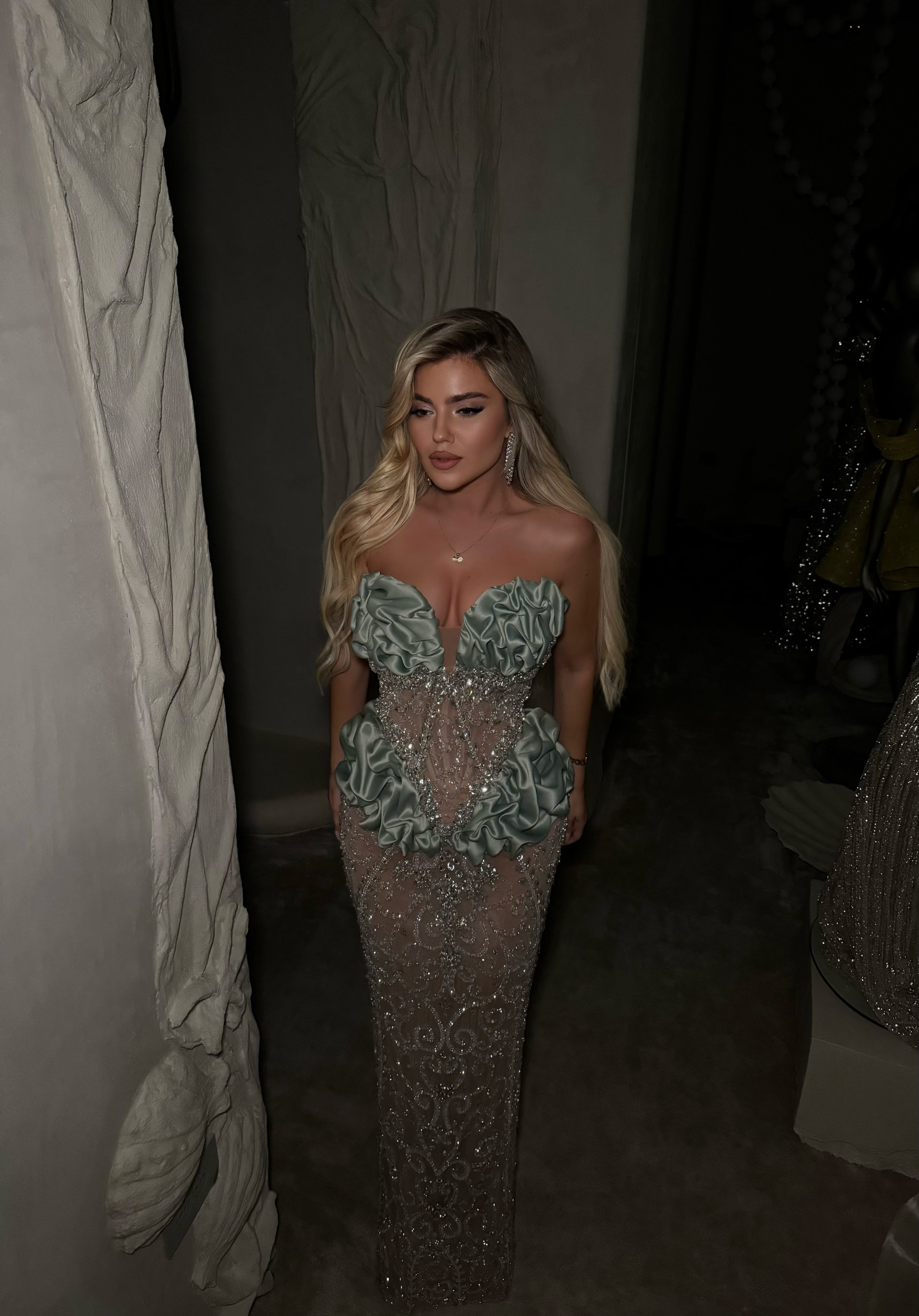 MINT WAVE ELEGANCE GOWN