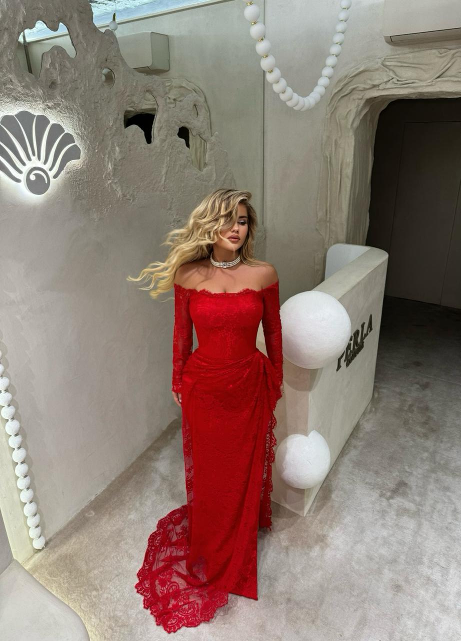 SCARLET EMBRACE DRESS