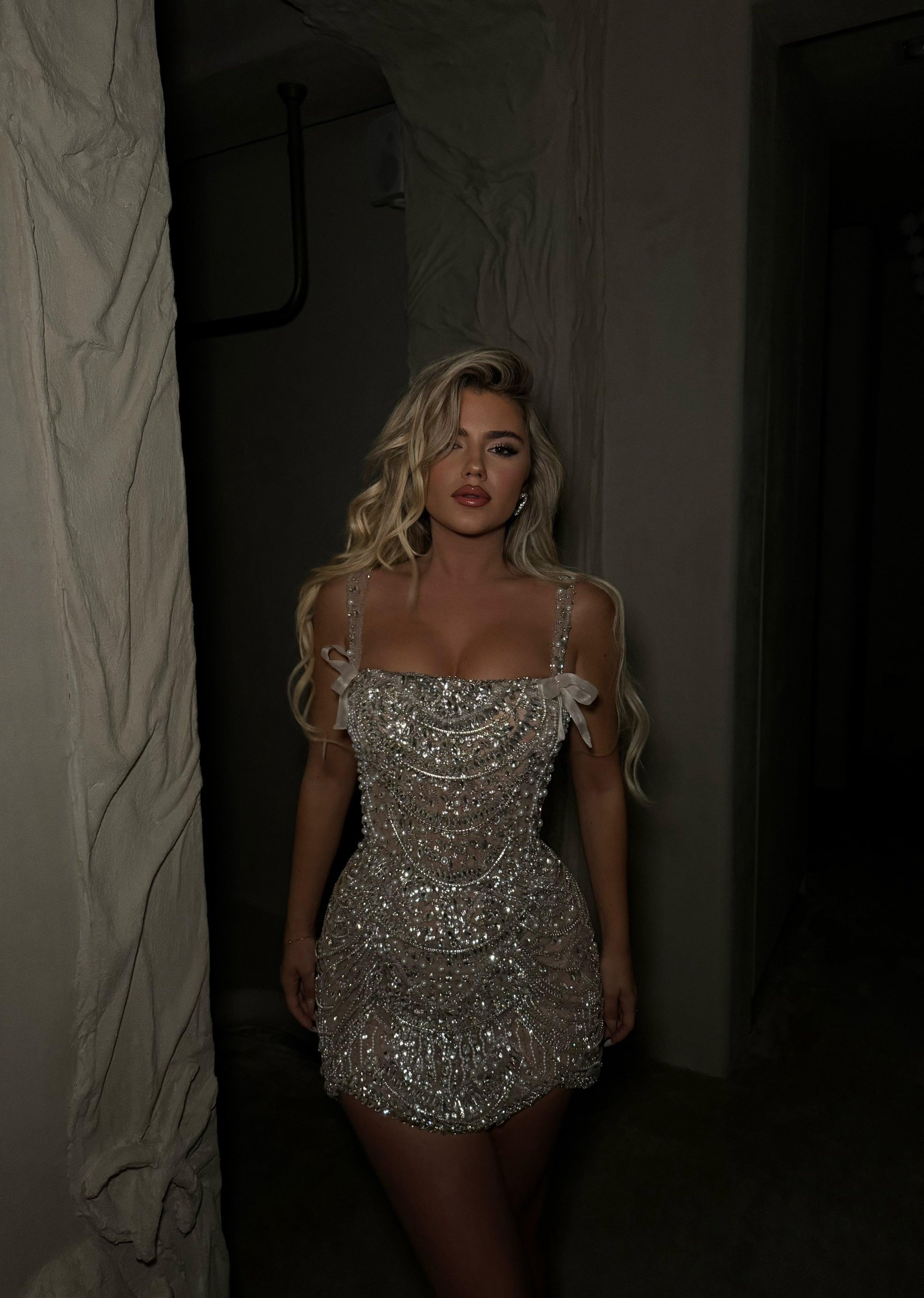 SPARKLING MINI DRESS
