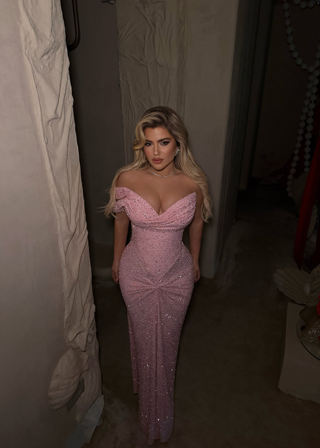 PINK GLAMOUR GOWN