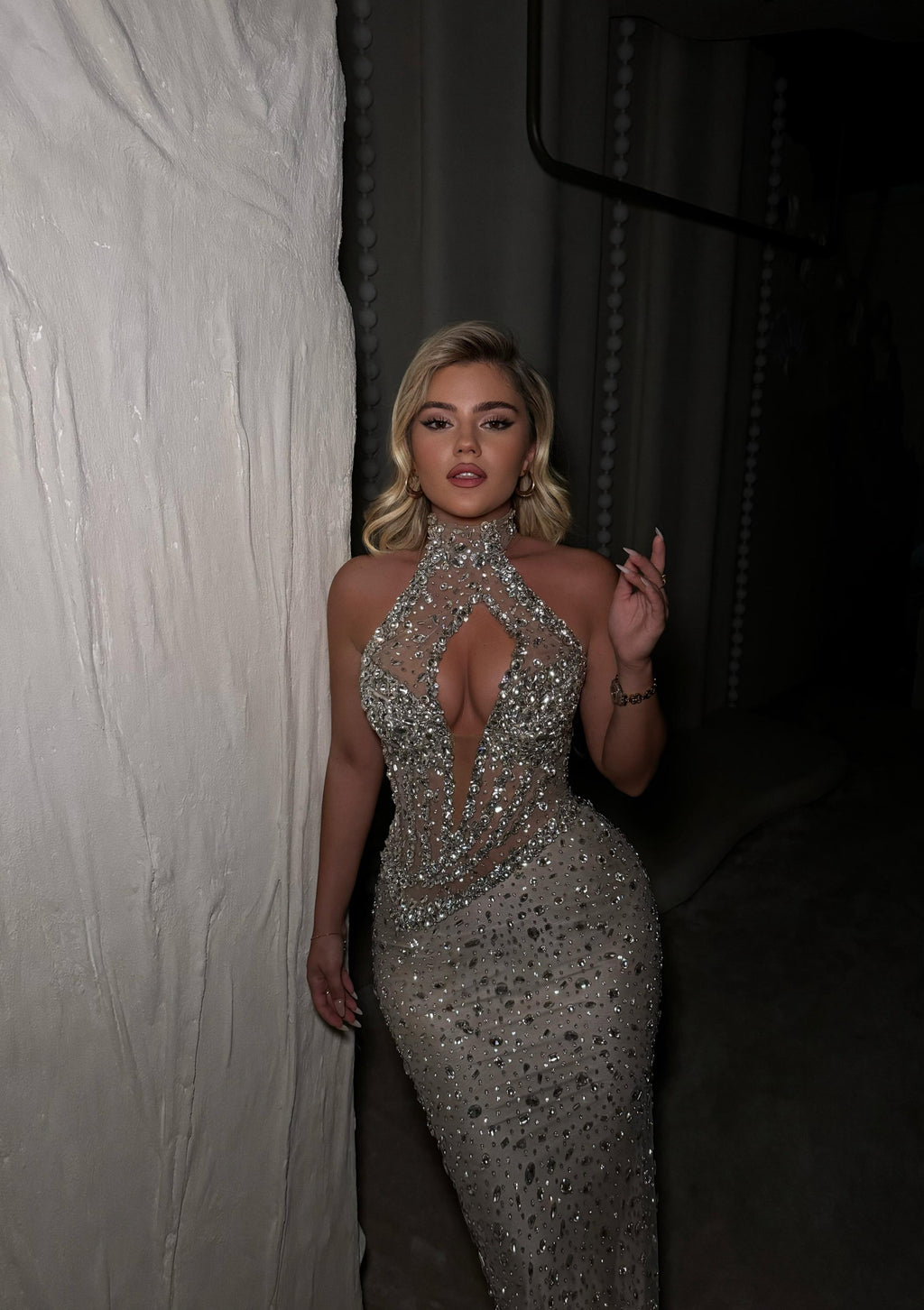 NUDE GLAMOROUS GOWN