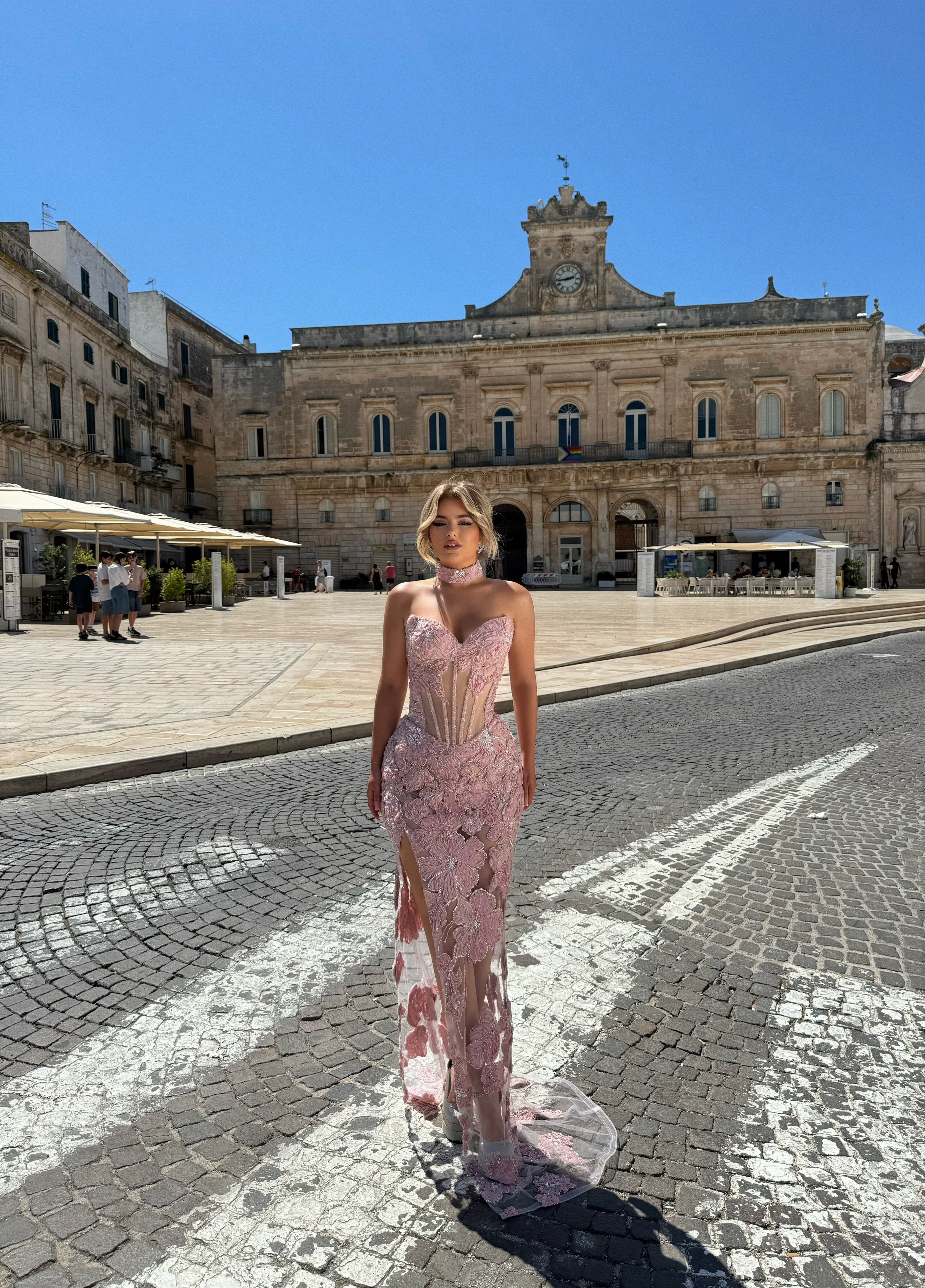 ELEGANT PINK DRESS