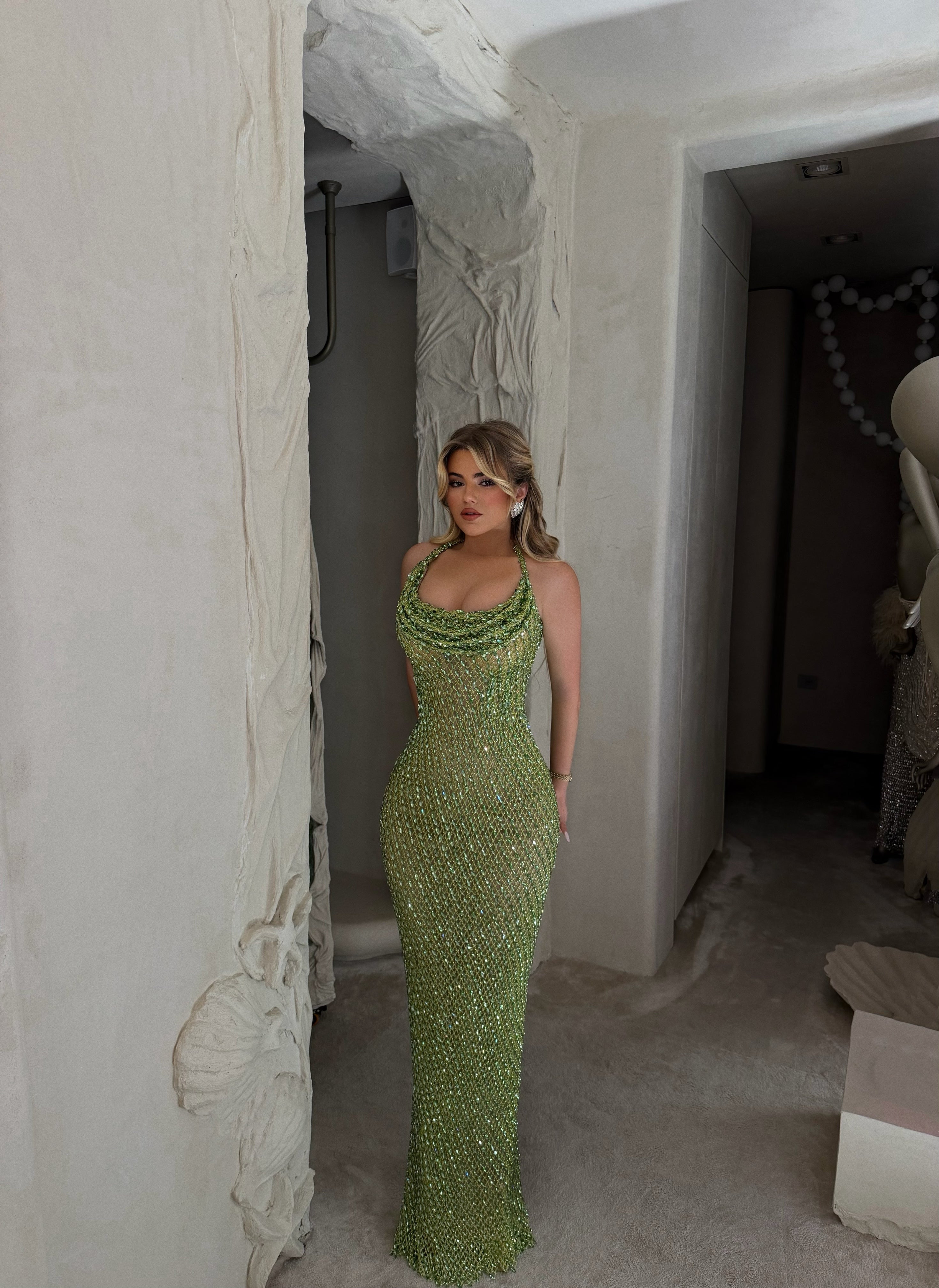 EMERALD GLOW GOWN