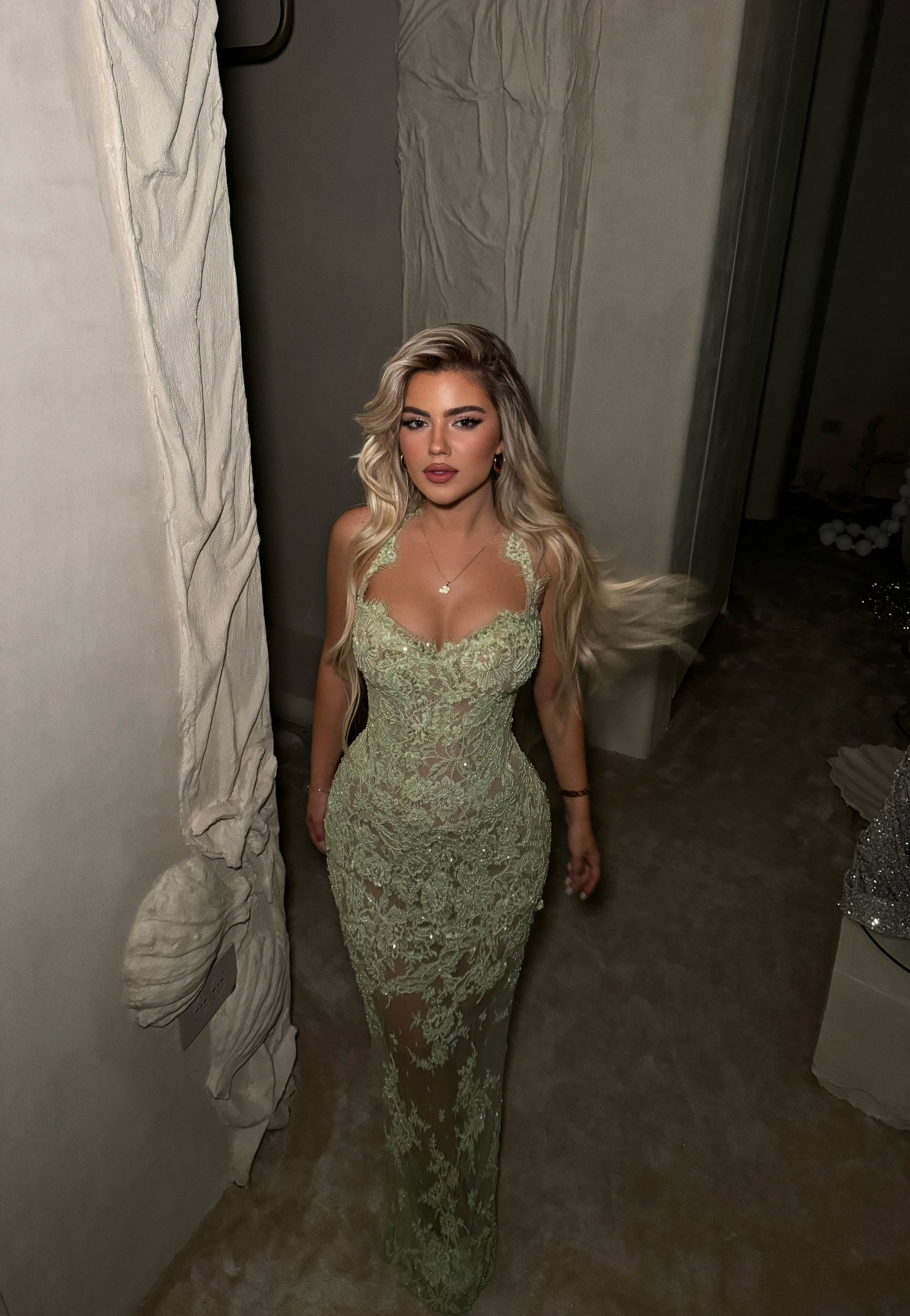 ELEGANT MINT GOWN
