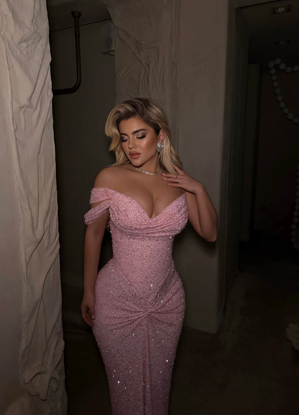 PINK GLAMOUR GOWN