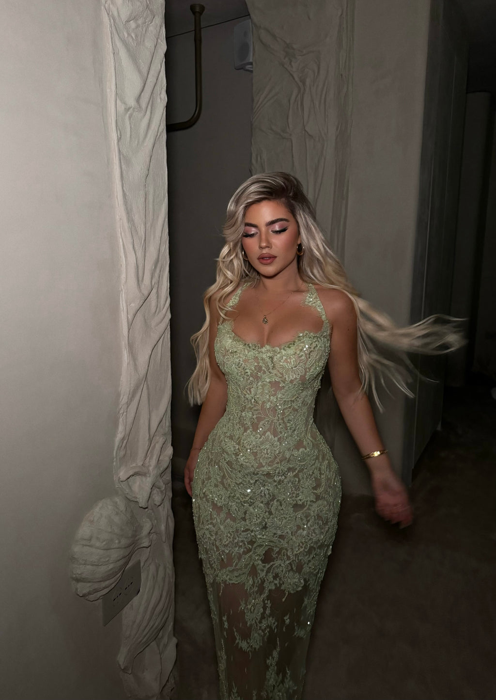 ELEGANT MINT GOWN