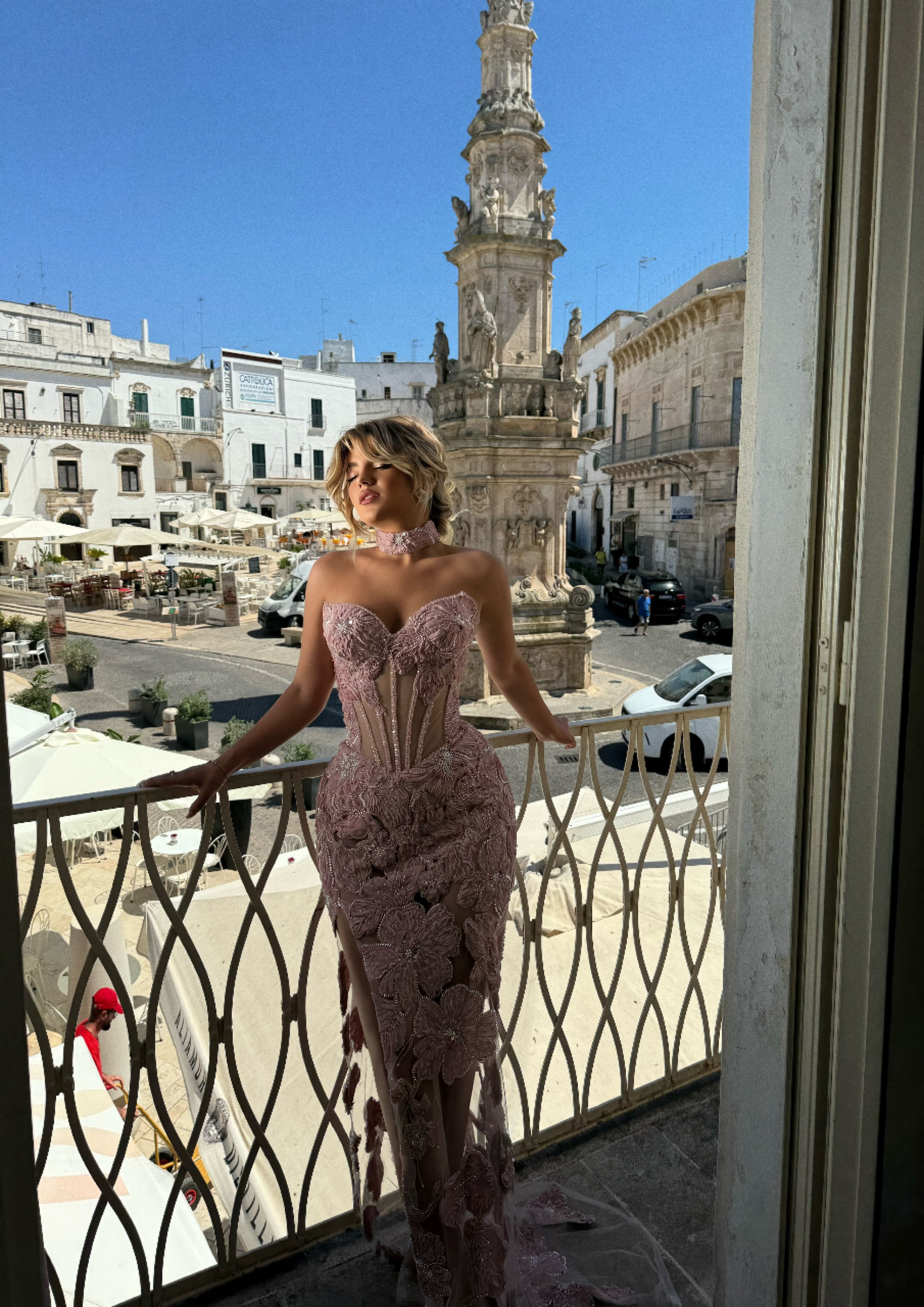 ELEGANT PINK DRESS