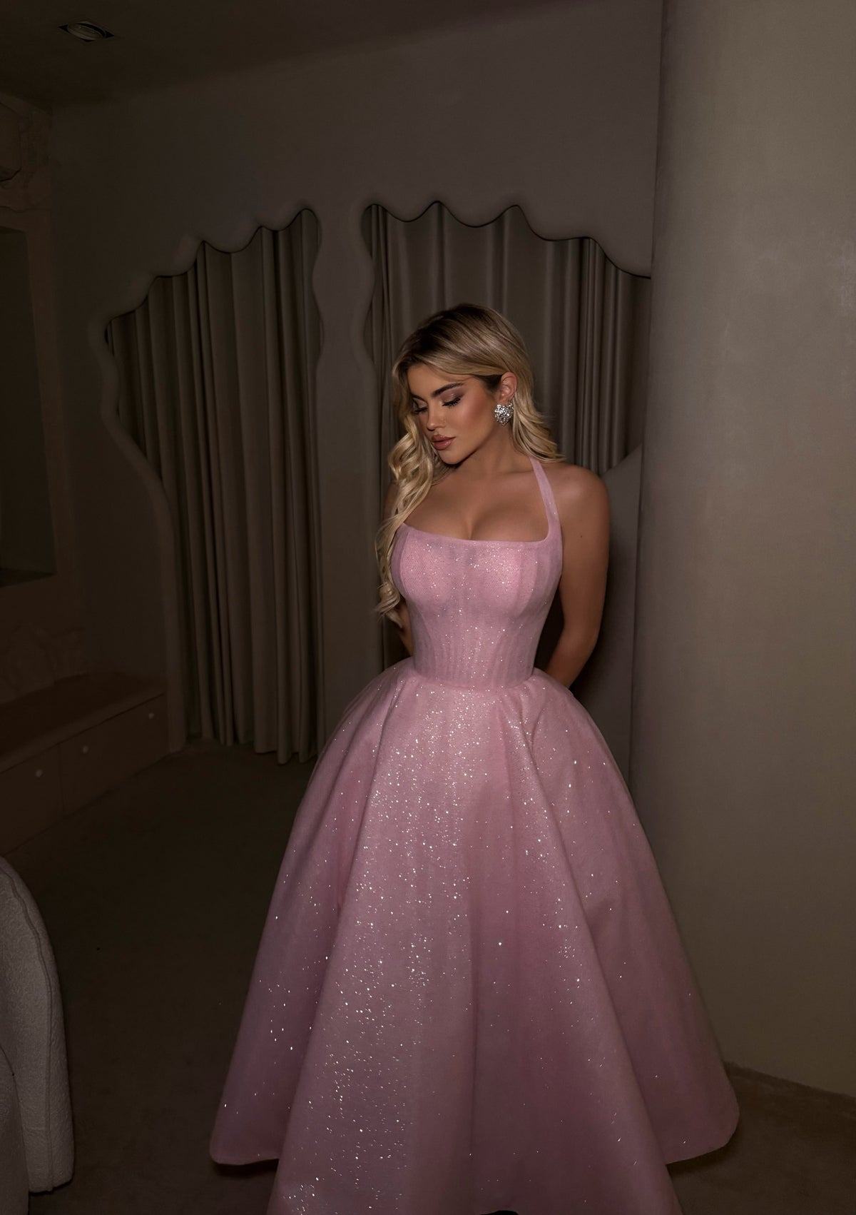 BLUSH SPARKLE PRINCESS GOWN