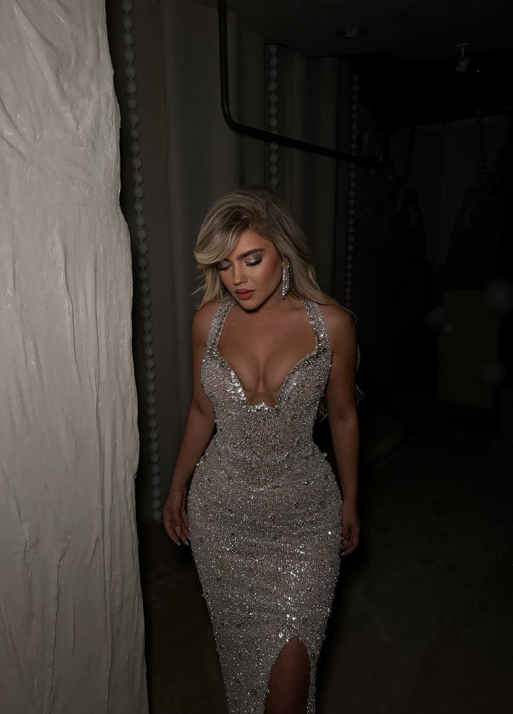 SILVER GLAMOUR DRESS