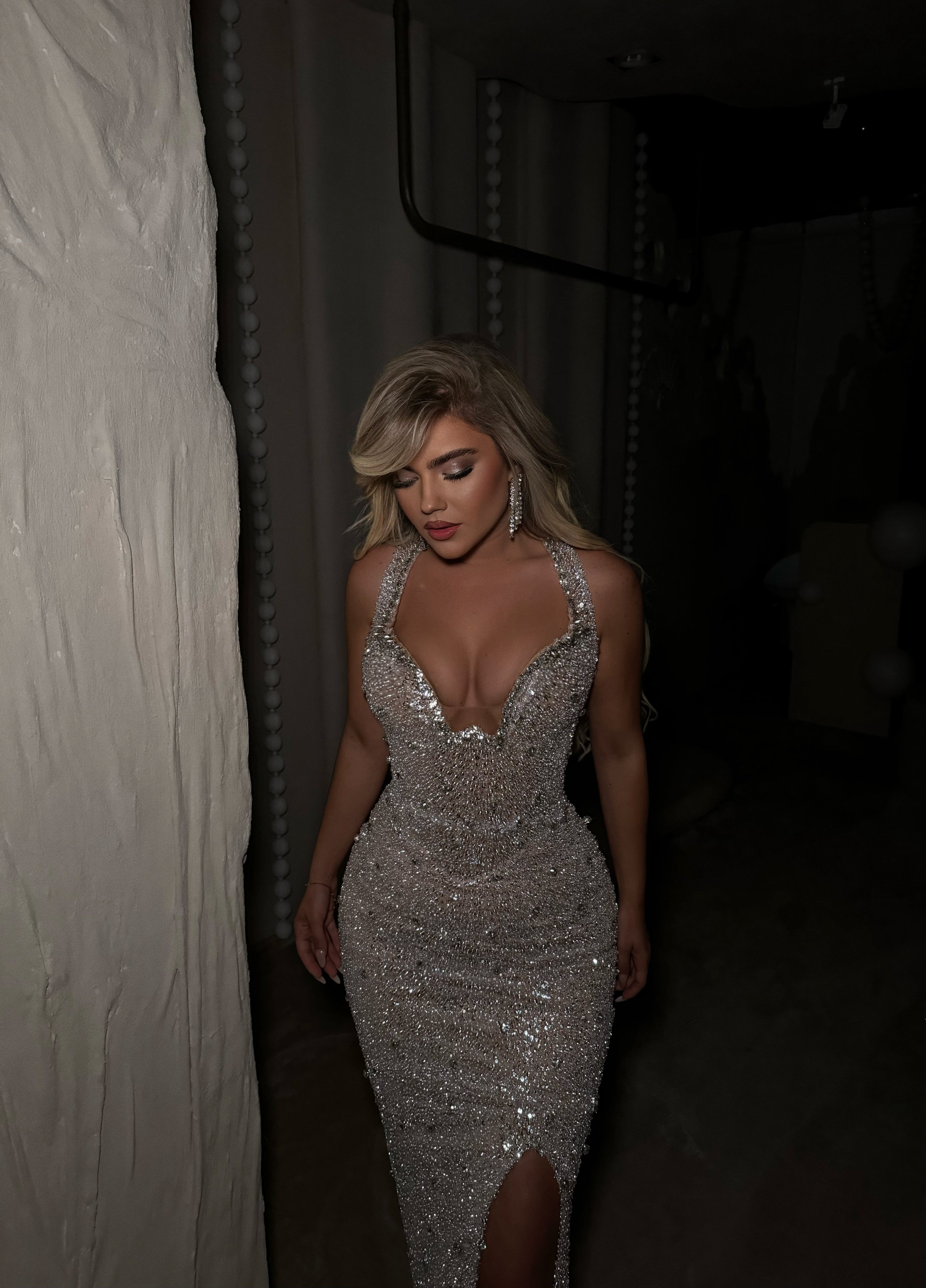 SILVER GLAMOUR DRESS