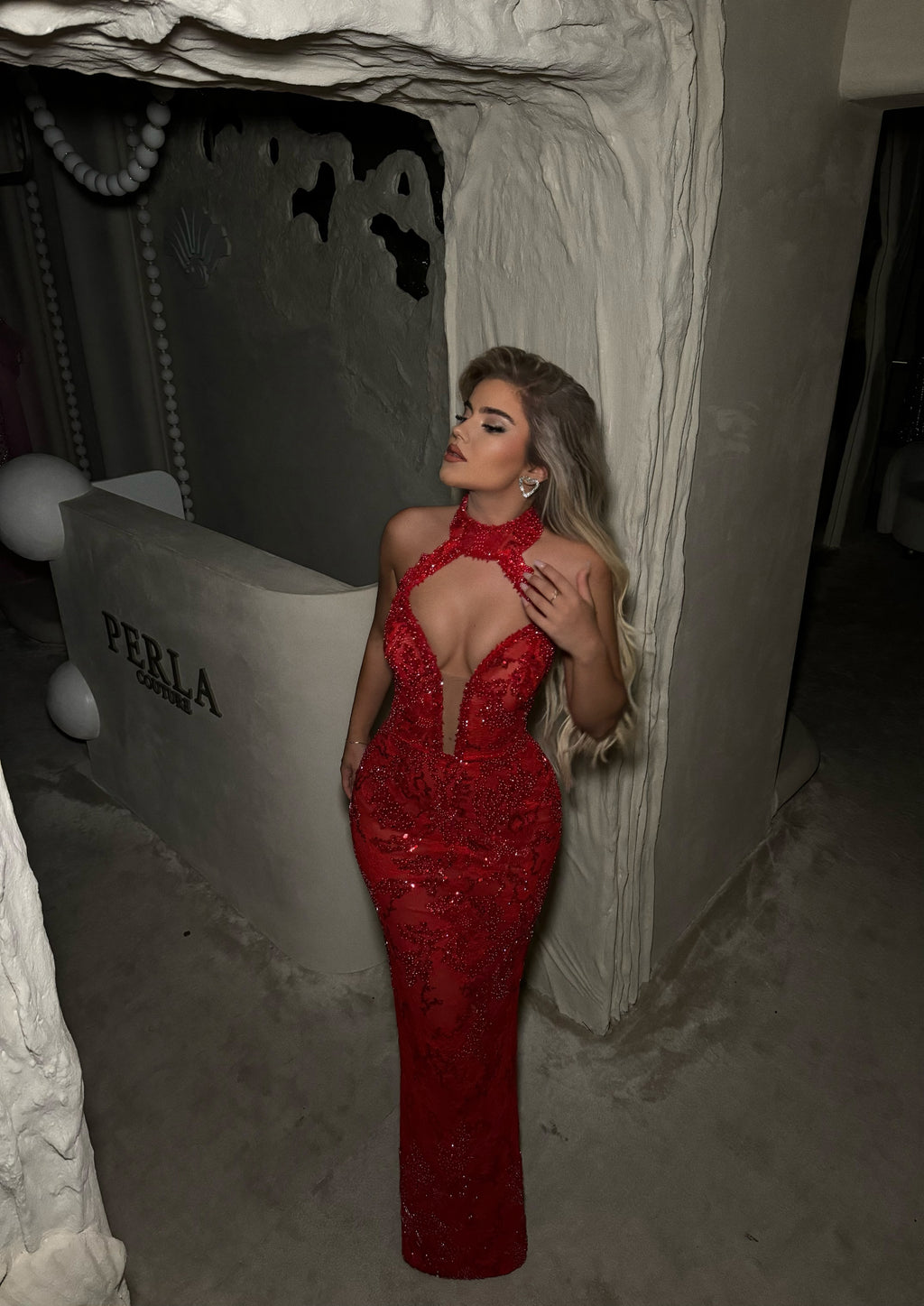 GLAMOUR RED GOWN
