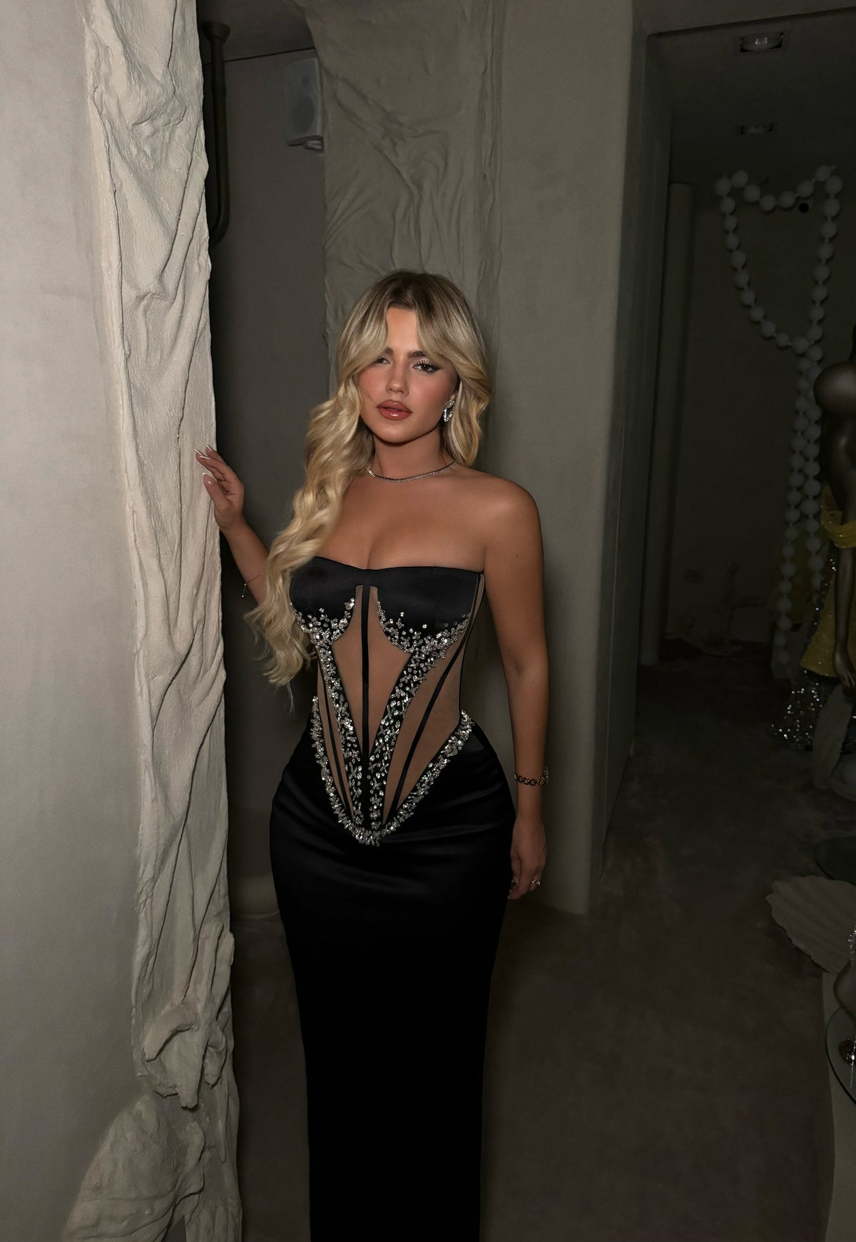 BLACK BRILLIANCE DRESS