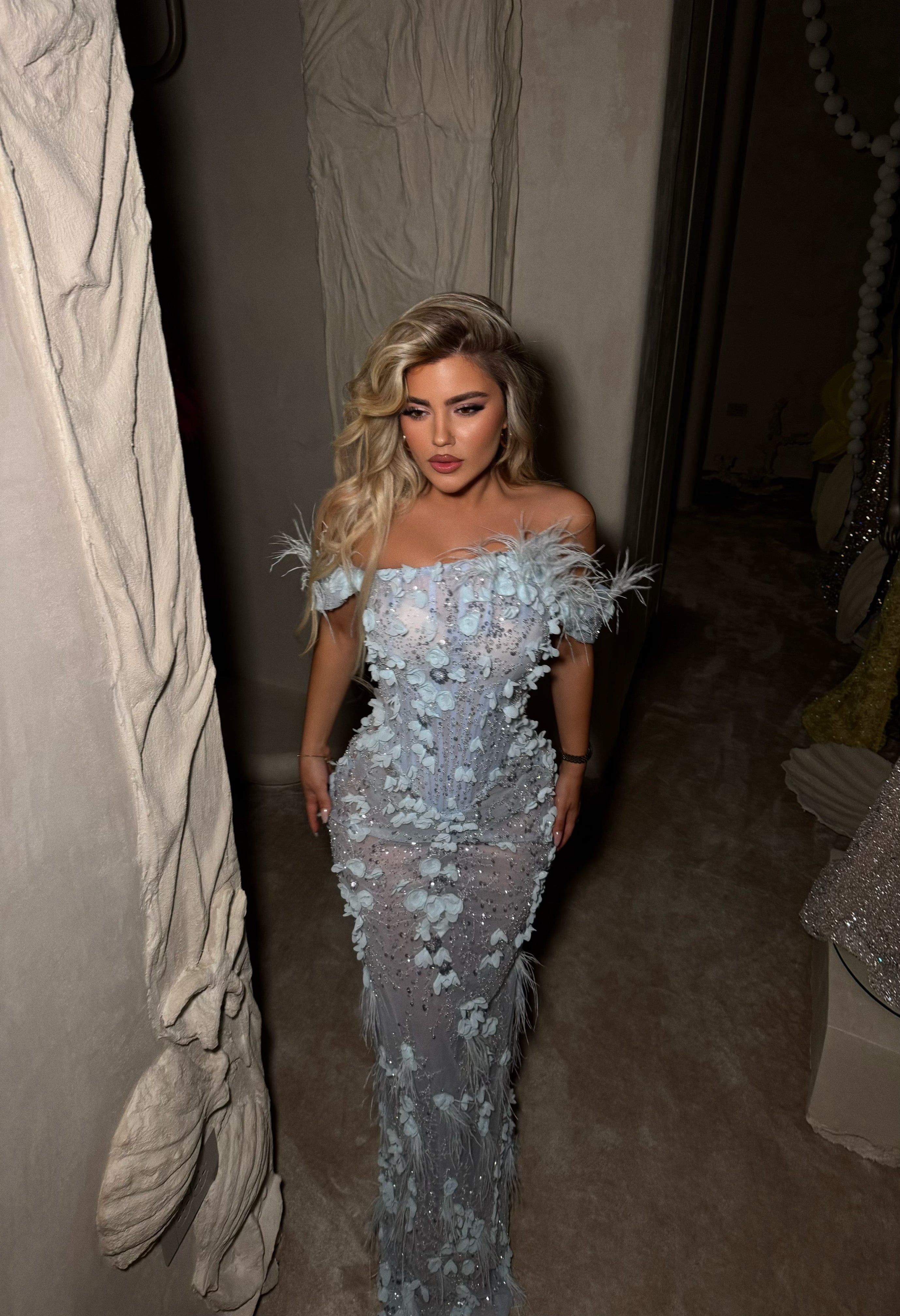BLUE BLOSSOM GOWN