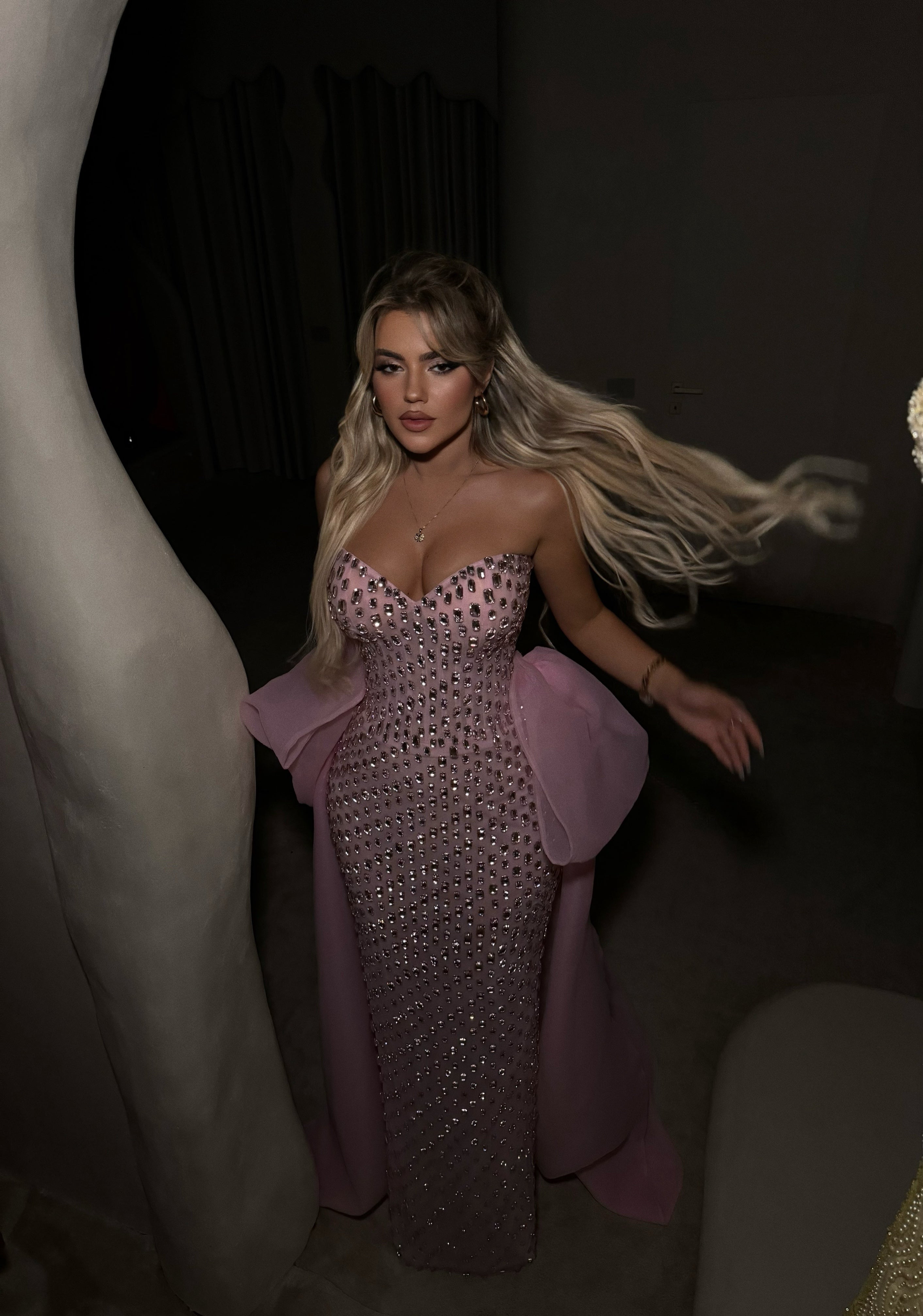 CRYSTAL PINK GOWN