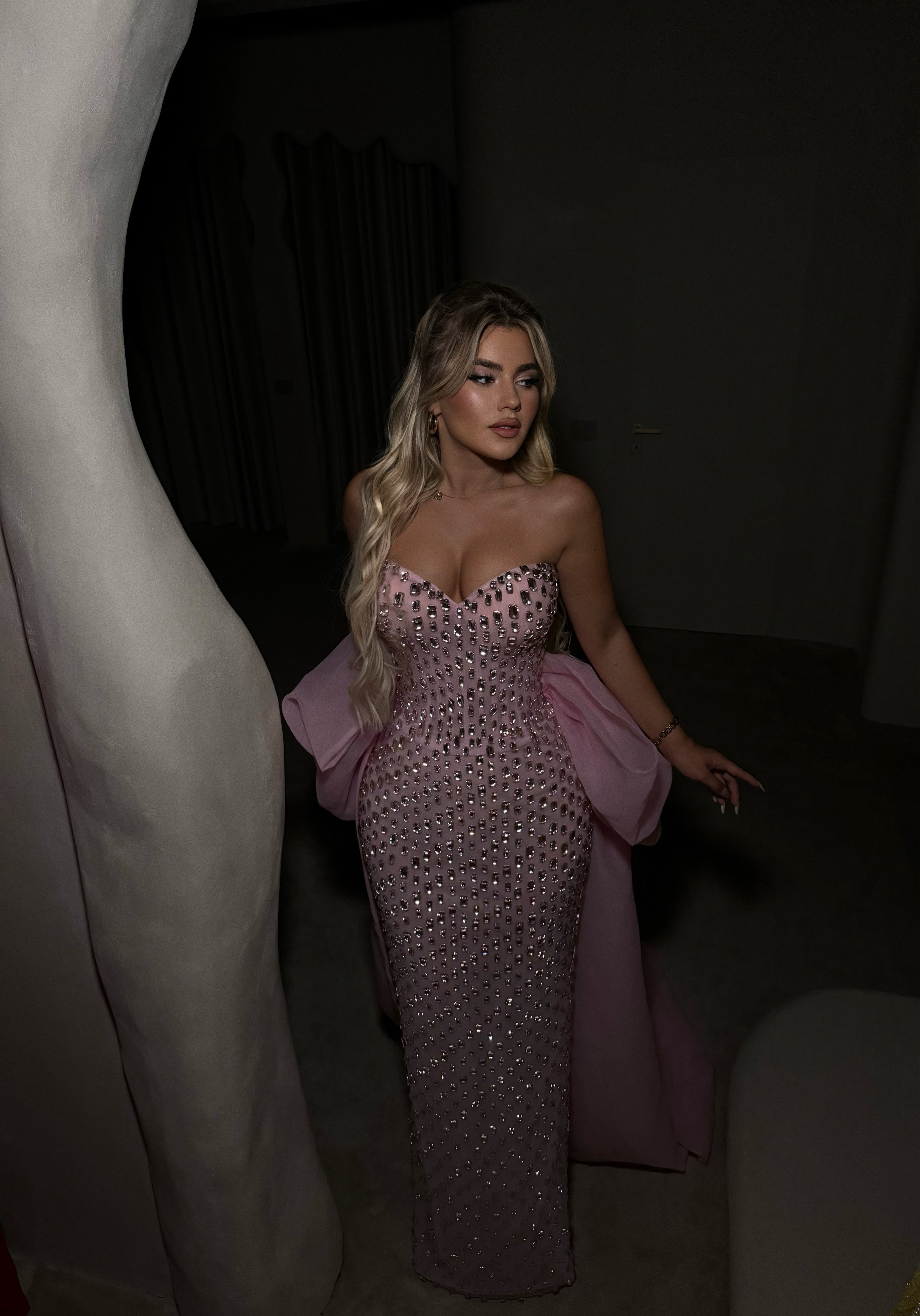 CRYSTAL PINK GOWN