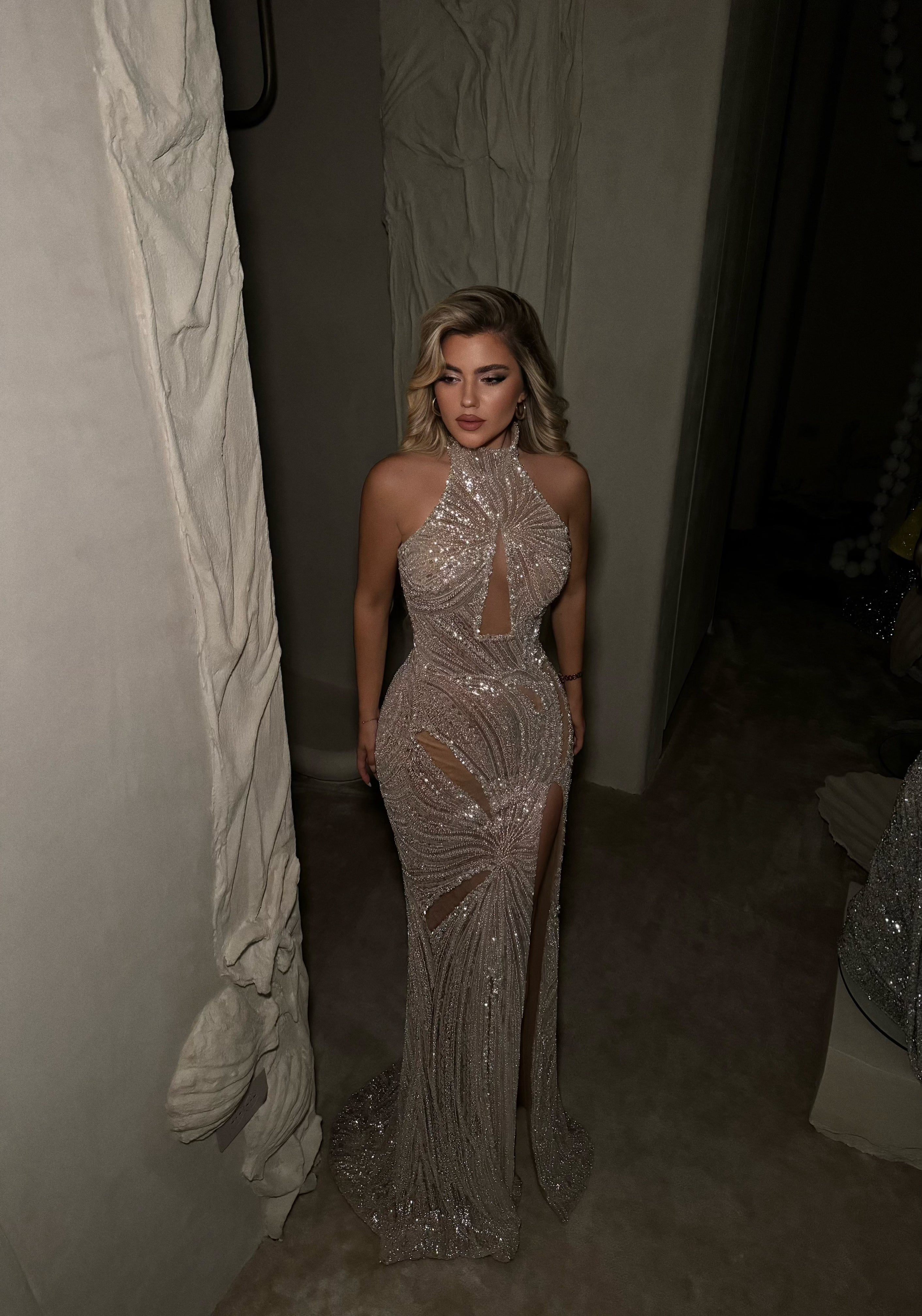 SILVER MIRAGE GOWN